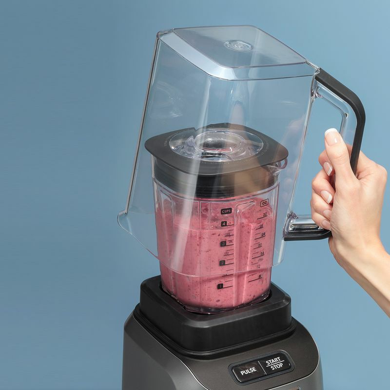 ミキサーハミルトンビーチ静音設計ブレンダー1.5Lガラスジャー3スピードタンブラー付うるさくないHamiltonBeach53603SoundShieldBlender,950Watts,3-Speed家電