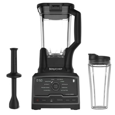 ミキサー 2.1L スピード10段階 プレメニュー10種 タンブラー付 ニンジャ ブレンダー Ninja CT810 Chef High-Speed Premium In In Home Blender, 72 oz, Black 家電