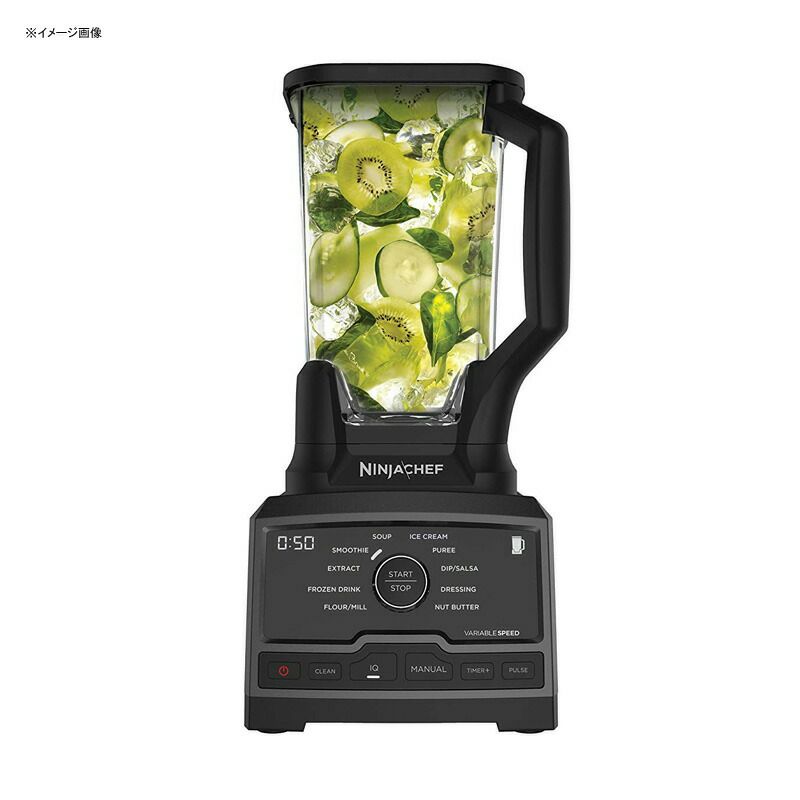 ミキサー2.1Lスピード10段階プレメニュー10種タンブラー付ニンジャブレンダーNinjaCT810ChefHigh-SpeedPremiumInInHomeBlender,72oz,Black家電