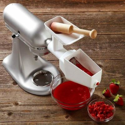 キッチンエイド スタンドミキサー用 フルーツ 野菜絞り機 フードグラインダーセット アタッチメント パーツ 部品 KitchenAid Fruit/Vegetable Strainer and Food Grinder for Stand Mixers FVSFGA