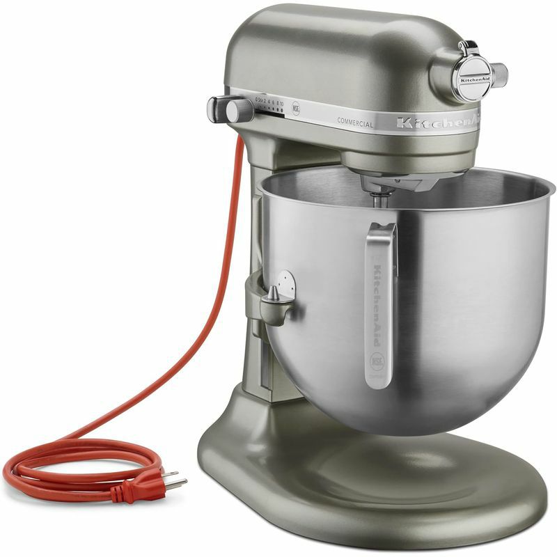 キッチンエイドスタンドミキサーコマーシャルシリーズ7.6L大容量DCモーター搭載業務品質KitchenAidKSM89908-QtCommercialBowl-LiftStandMixer家電