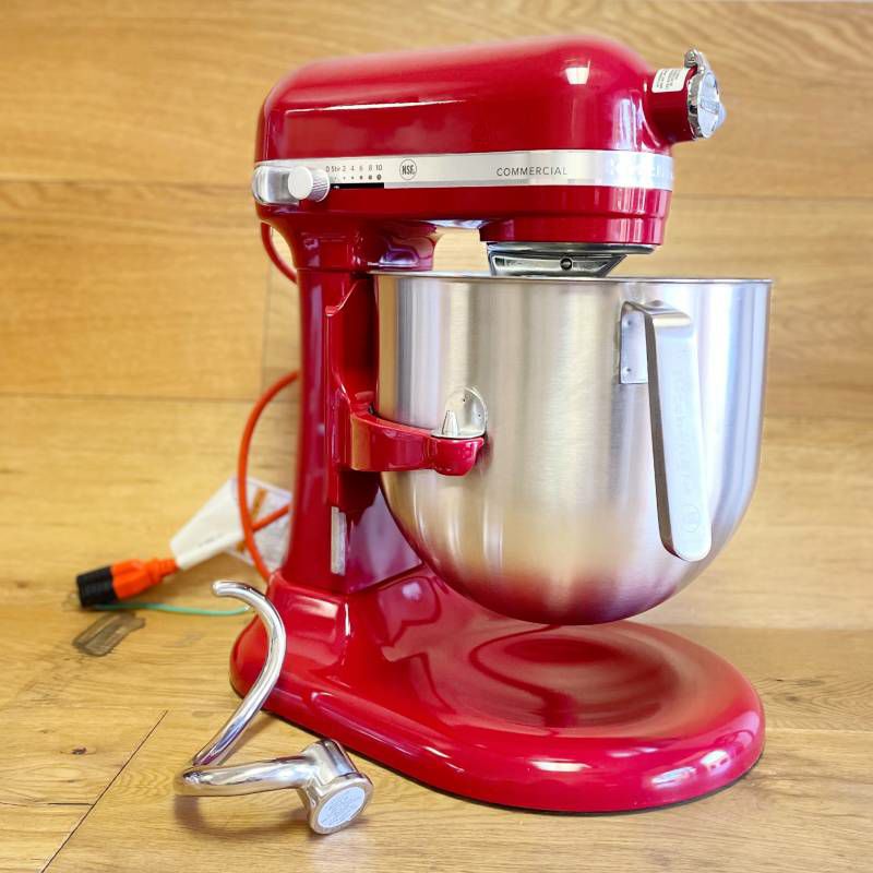 キッチンエイドスタンドミキサーコマーシャルシリーズ7.6L大容量DCモーター搭載業務品質KitchenAidKSM89908-QtCommercialBowl-LiftStandMixer家電