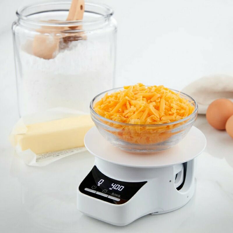 キッチンエイドデジタルスケールふるいはかりスタンドミキサー用アタッチメントキッチンスケールBPAフリーKitchenAidKSMSFTASifter+ScaleAttachment4Cup家電