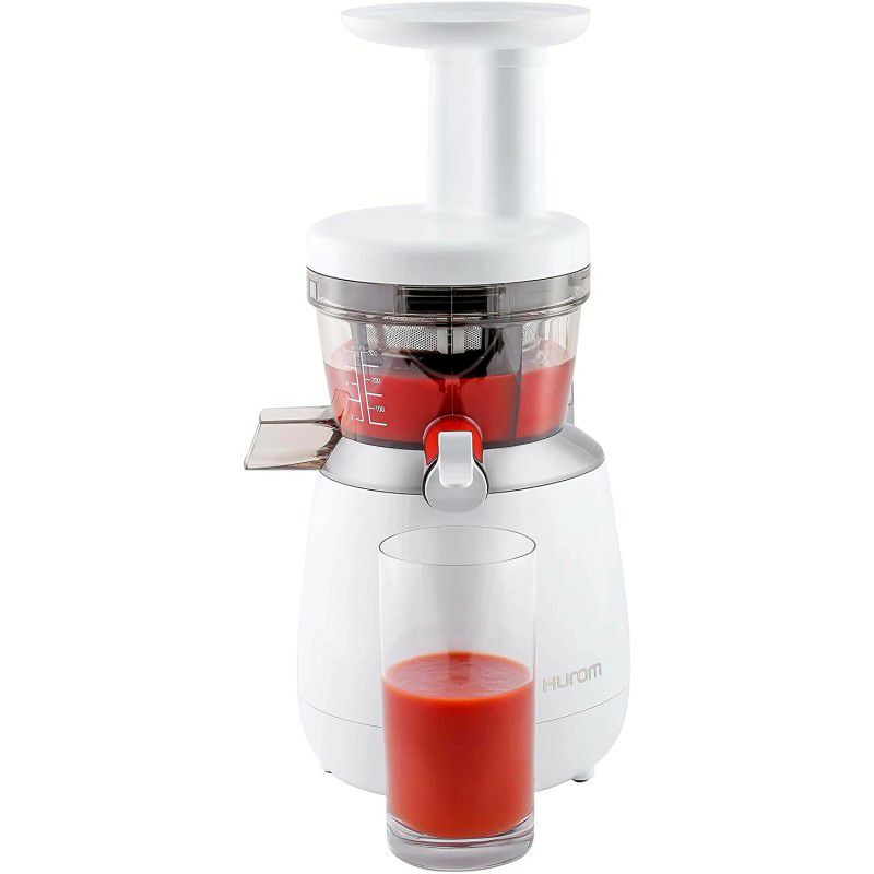 ヒューロムスロージューサーホワイトHuromSlowJuicer-JuiceExtractorMachine-White家電