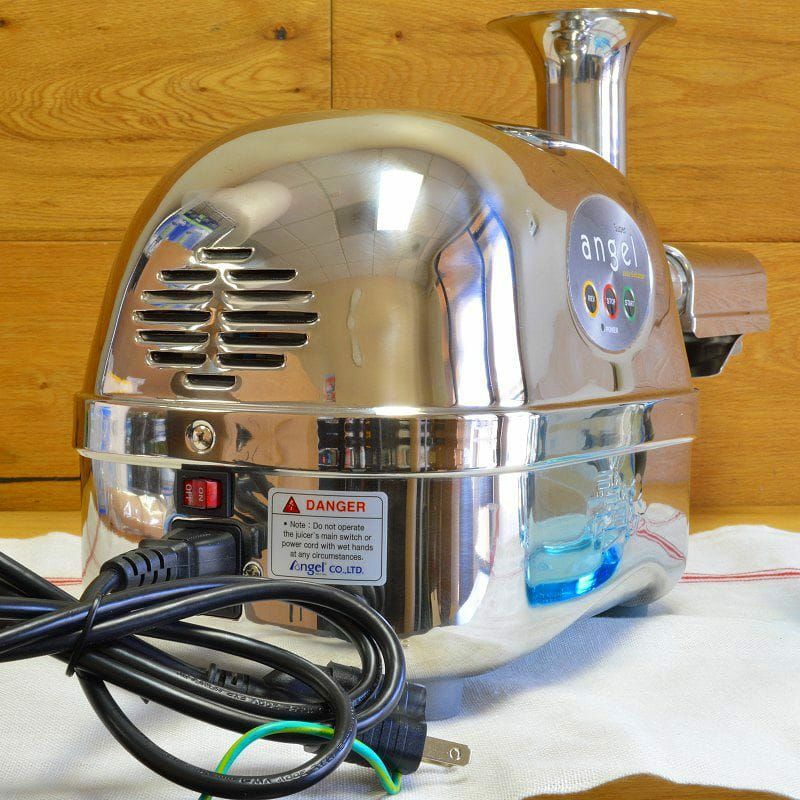 スロージューサーの王様 スーパーエンジェルプロ 食品グレードのSUS304ステンレスを使用 ツインギア Angel Juicer 7500  (Super Angel Pro) Stainless Steel Juicer 家電 | アルファエスパス