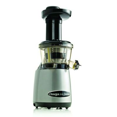 スロージューサーオメガシルバーOmegaJuicersVRT400HDSVerticalMasticatingJuicerwithTap80RPM,Silver家電