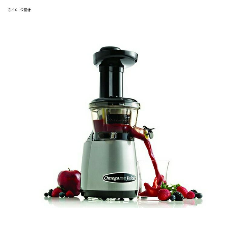 スロージューサーオメガシルバーOmegaJuicersVRT400HDSVerticalMasticatingJuicerwithTap80RPM,Silver家電