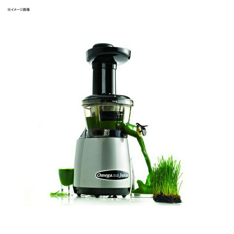 スロージューサーオメガシルバーOmegaJuicersVRT400HDSVerticalMasticatingJuicerwithTap80RPM,Silver家電