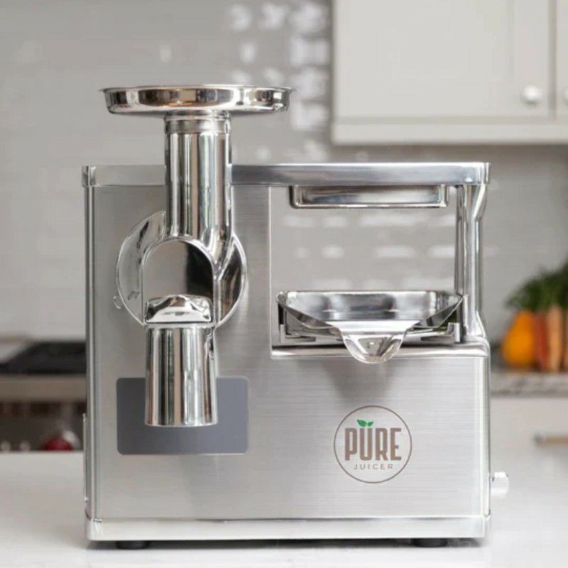 ジューサー コールドプレス スロージューサー ステンレス PURE ジューサー コールドプレス スロージューサー ステンレス PURE