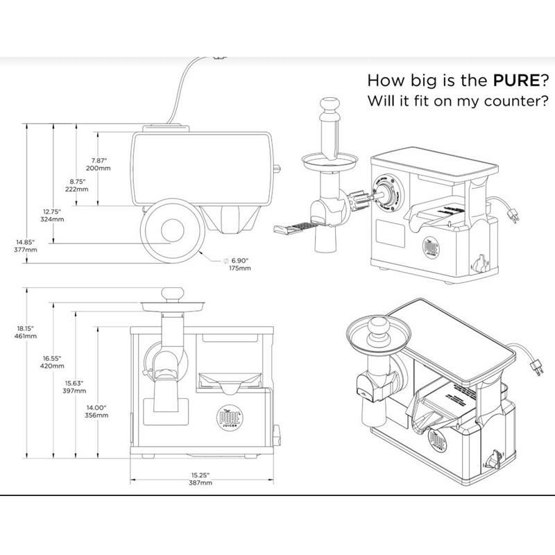 ジューサーコールドプレススロージューサーステンレスPUREJuicer家電