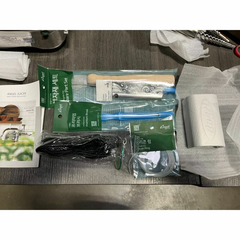 スロージューサースーパーエンジェルプレミアムデラックス最高級クラスのSUS316ステンレスを使用AngelJuicer8500(SuperAngelPremiumDeluxe)家電