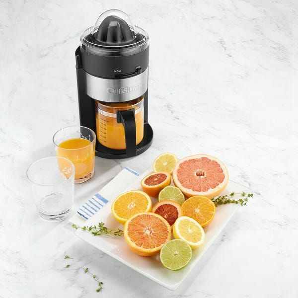 シトラスジューサー700mlガラスカラフェBPAフリークイジナートCuisinartCitrusJuicerwithGlassCarafeCCJ-900家電