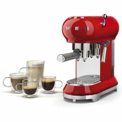 スメッグ エスプレッソマシン メーカー レトロスタイル Smeg Espresso Machine 50's Retro Style Aesthetic ECF01 家電