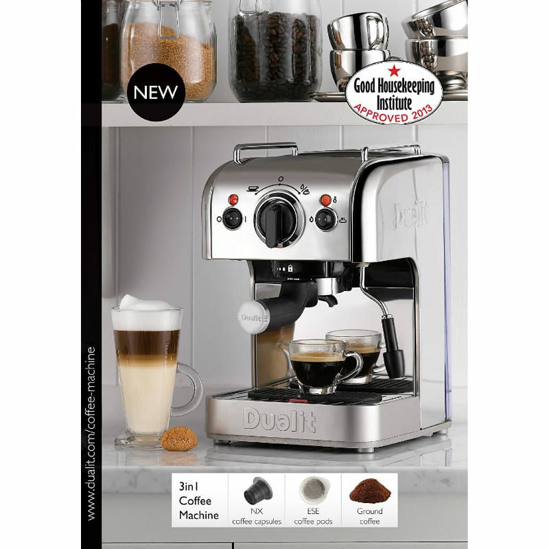 デュアリット エスプレッソマシン Dualit 4-in-1 Multi-Brew Espresso