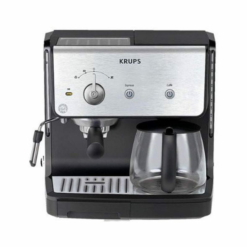 海外向け 220V 240V クラップス エスプレッソマシン カプチーノメーカー コーヒー ガラスカラフェ 10カップ KRUPS