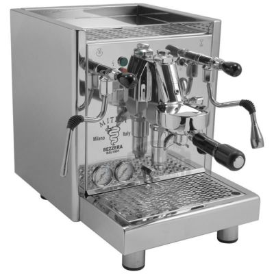 ベゼラ社 業務品質 エスプレッソマシン ヒートエクスチェンジャー PID イタリア製 Bezzera Mitica Commercial Espresso Machine HX SS PID boiler switchable tank / direct connect Rotary Vane Pump 家電【代引不