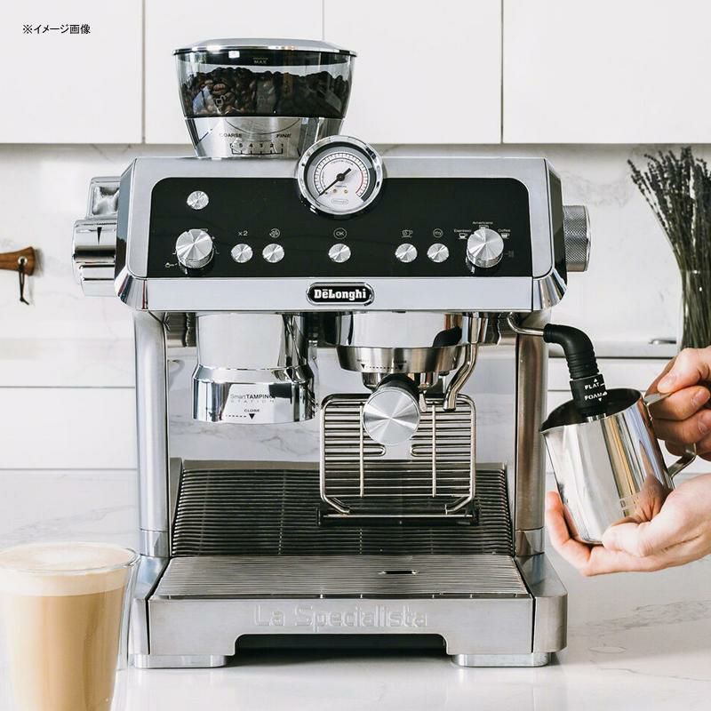 エスプレッソマシン豆挽き付ダブルボイラー自動タンピングラ・スペシャリスタデロンギDe’LonghiLaSpecialistaEspressoMachine家電