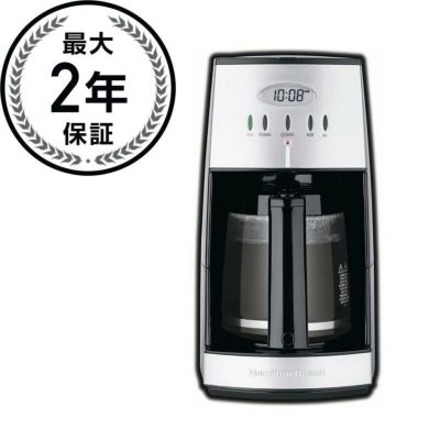 Hamiltonbeach(ハミルトンビーチ)クラシックスタイルコーヒーメーカー12カップ用ブラックHamiltonBeach43254ClassicStainless12-CupCoffeemaker