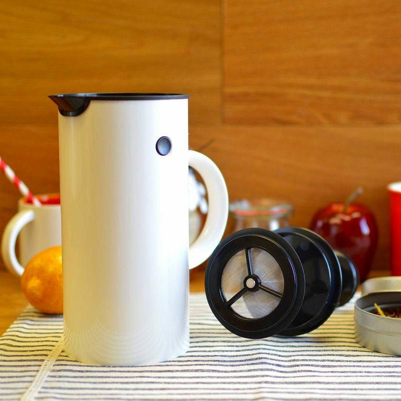 【送料無料】ステルトンフレンチプレスコーヒーメーカーホワイトSteltonPressCoffeeMaker8-Cups【smtb-k】【kb】