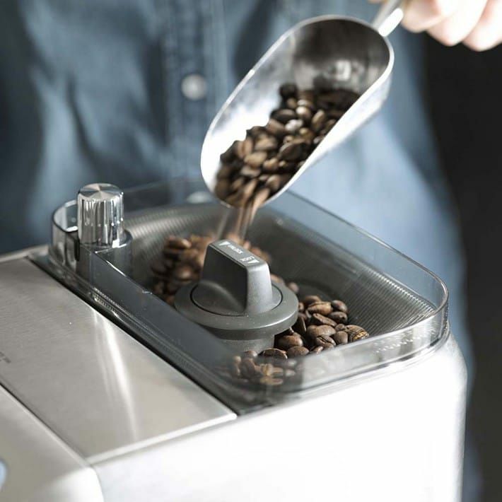 ブレビルステンレスカラフェ12カップ豆挽き付コーヒーメーカーBrevilleBDC650BSSGrindControl家電