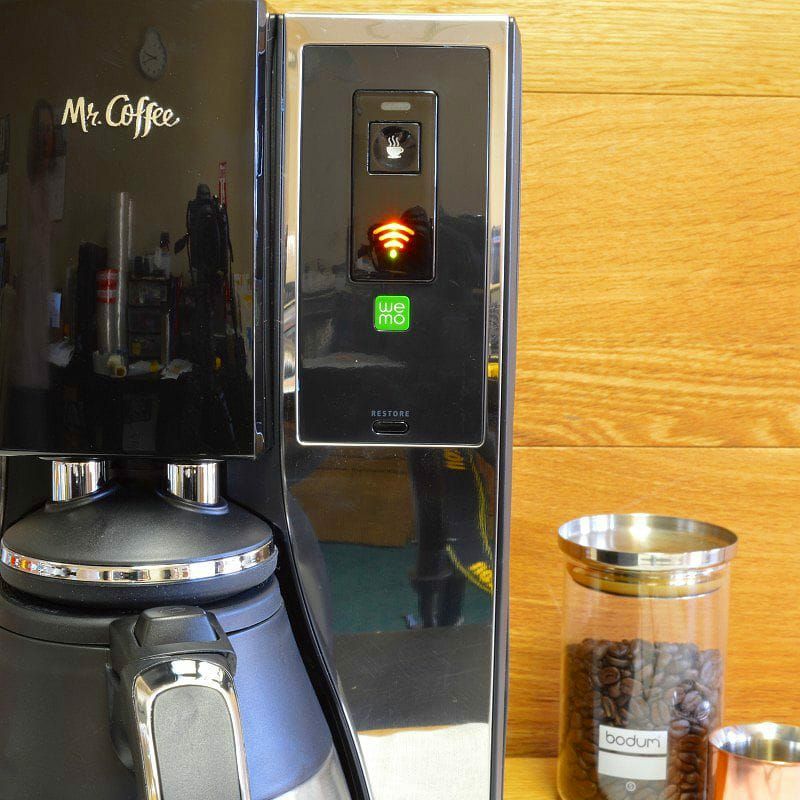【30日間返金保証】【送料無料】ミスターコーヒーアプリでタイマー設定可能！コーヒーメーカーMr.CoffeeSmartWifi-EnabledWeMoCoffeemaker,BVMC-PSTX91WE