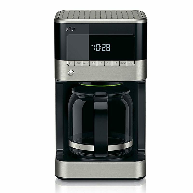 ブラウンコーヒーメーカー12カップデジタルプログラムBraunKF7150BKBrewSenseDripCoffeeMaker,Black