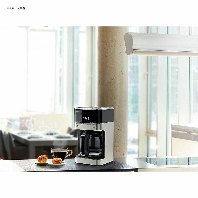 ブラウンコーヒーメーカー12カップデジタルプログラムBraunKF7150BKBrewSenseDripCoffeeMaker,Black