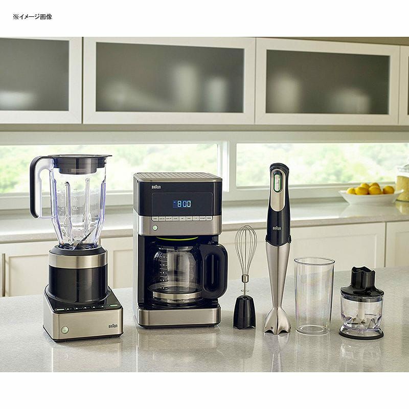 ブラウンコーヒーメーカー12カップデジタルプログラムBraunKF7150BKBrewSenseDripCoffeeMaker,Black