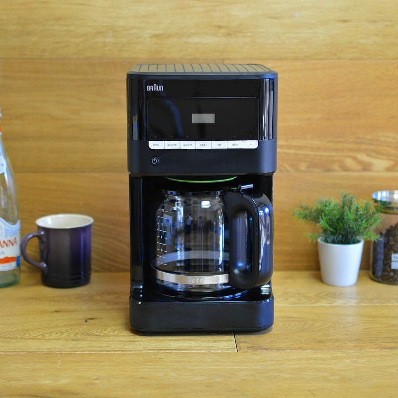 ブラウンコーヒーメーカー12カップデジタルプログラムBraunKF7000BKBrewSenseDripCoffeeMaker,Black