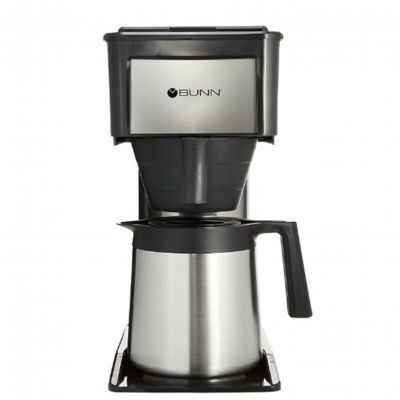 10カップをわずか3分でスピード抽出コーヒーメーカー魔法瓶カラフェBUNNBTVelocityBrew10-CupThermalCarafeHomeCoffeeBrewer,Black