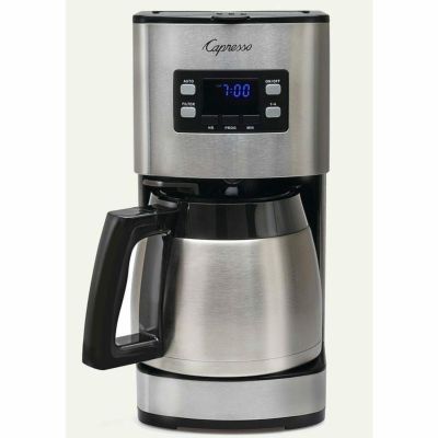 カプレッソ デジタルコーヒーメーカー ブラック Capresso CM200 10-Cup