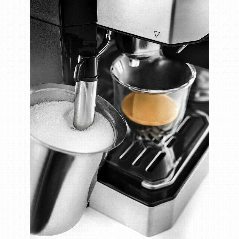 デロンギコンビネーションエスプレッソ&コーヒーマシンDeLonghiBCO430CombinationPumpEspressoand10-cupDripCoffeeMachinewithFrothingWand