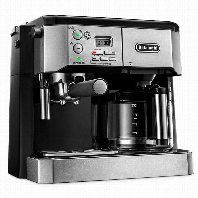 デロンギコンビネーションエスプレッソ&コーヒーマシンDeLonghiBCO430CombinationPumpEspressoand10-cupDripCoffeeMachinewithFrothingWand