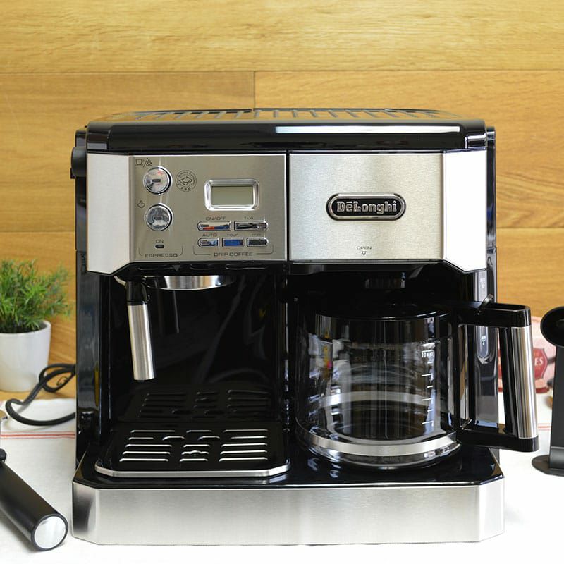 デロンギコンビネーションエスプレッソ&コーヒーマシンDeLonghiBCO430CombinationPumpEspressoand10-cupDripCoffeeMachinewithFrothingWand【日本語説明書付】