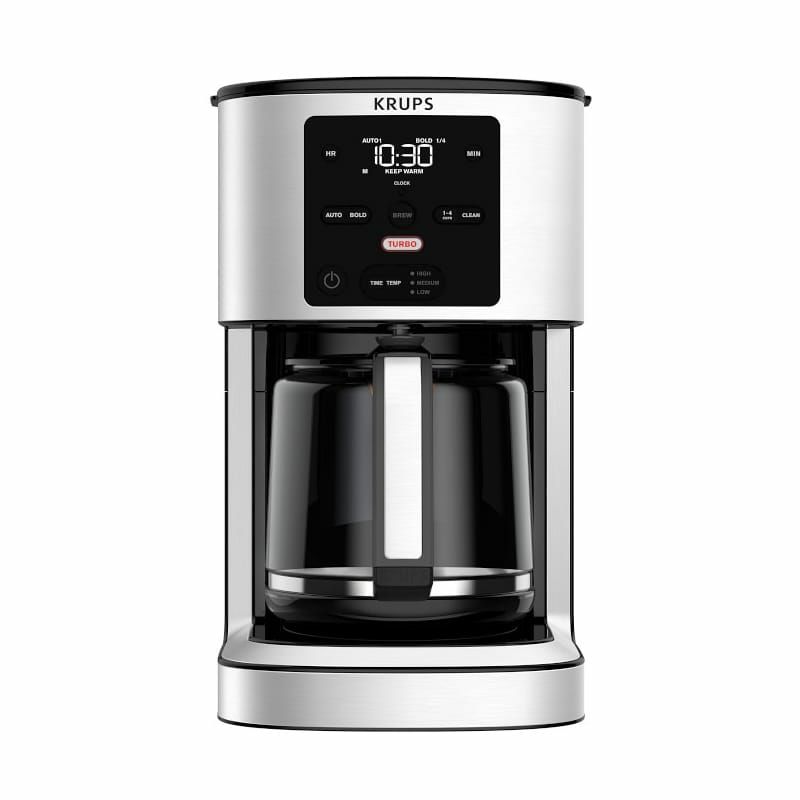 クラップスコーヒーメーカーターボブリュー14カップガラスカラフェKrupsTurboThermobrewCoffeeMaker家電