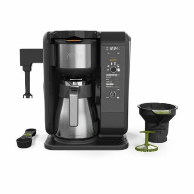 コーヒーメーカー ニンジャ ホット＆コールドブリュー ティーメーカー ミルクフォーマー Ninja Hot and Cold Brewed System with Thermal Carafe CP307 家電