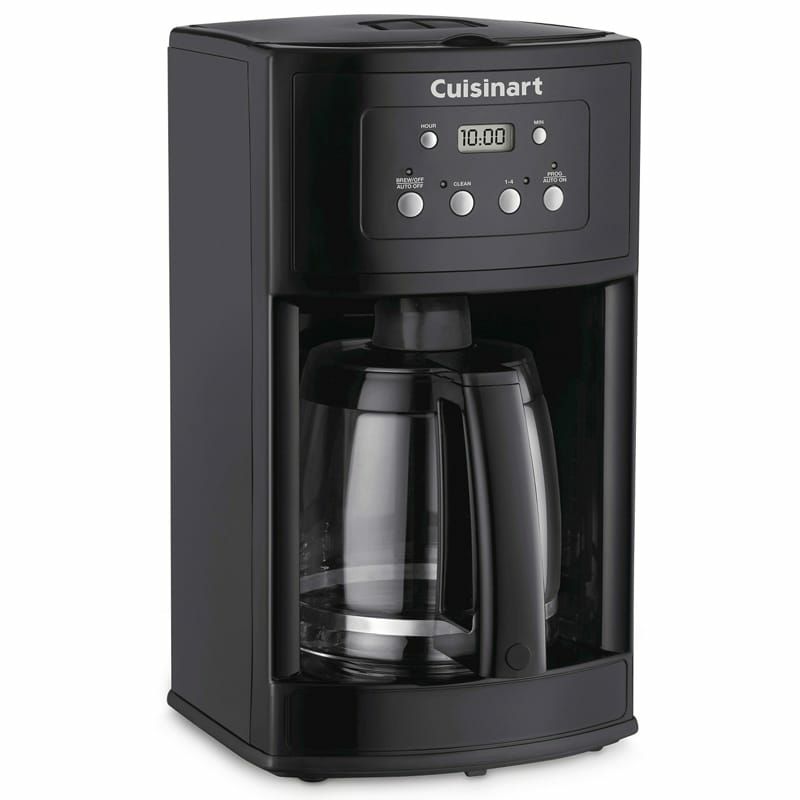 クイジナートコーヒーメーカープログラムタイマーガラスカラフェ12カップCuisinart12CupProgrammableCoffeeMaker-BlackDCC-500家電