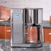 コーヒーメーカーラッセルホブスステンレスガラスカラフェ8カップRussellHobbsGlassSeries8-CupCoffeemaker,Silver&StainlessSteel,CM8100GYR家電
