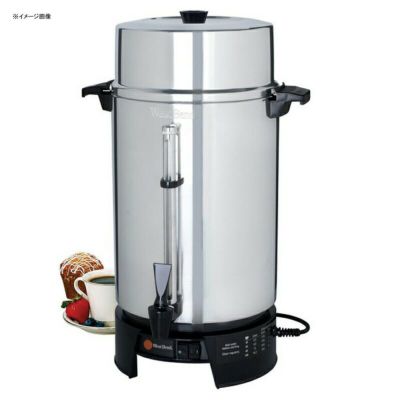 海外向け 220V 240V 大きい コーヒーメーカー サーバー 15L ディスペンサー ホテル レストラン パーティー 業務 イベント 結婚式 ウエストベンド West Bend 58010V Commercial 100 Cup Aluminum Coffee Maker - 220V