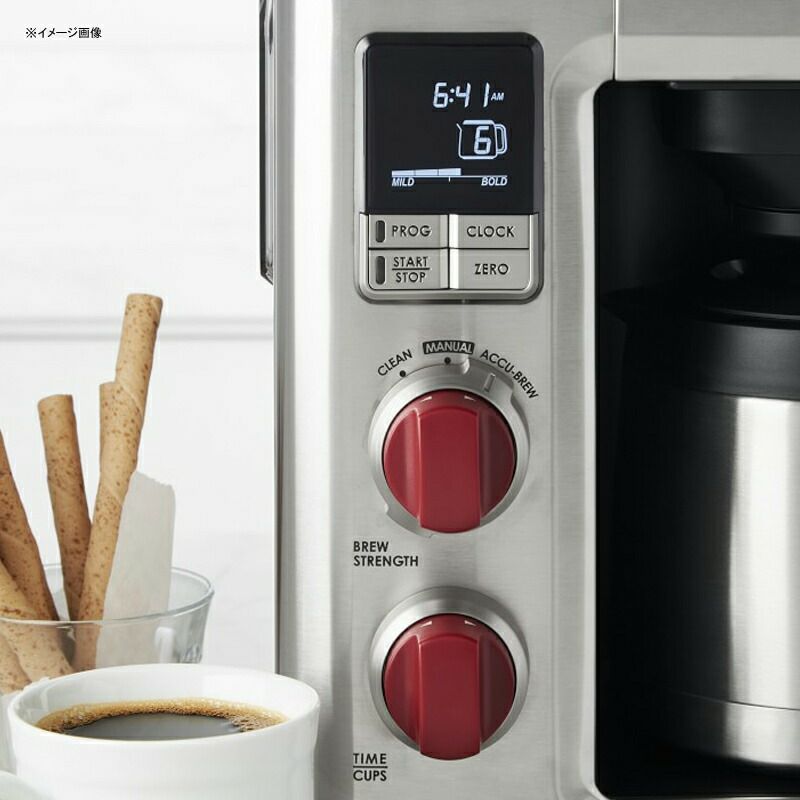 コーヒーメーカー豆計量機能付プログラムタイマー10カップステンレスカラフェWolfGourmetProgrammableCoffeeSystemWGCM100S家電