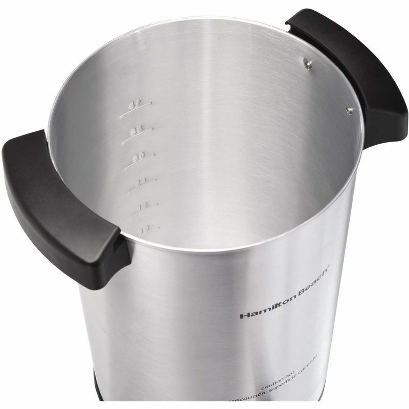 大きいコーヒーメーカーコーヒーサーバー12-42カップホテルパーティホテルハミルトンビーチHamiltonBeach45CupCoffeeUrnandHotBeverageDispenser,Silver(40515R)家電