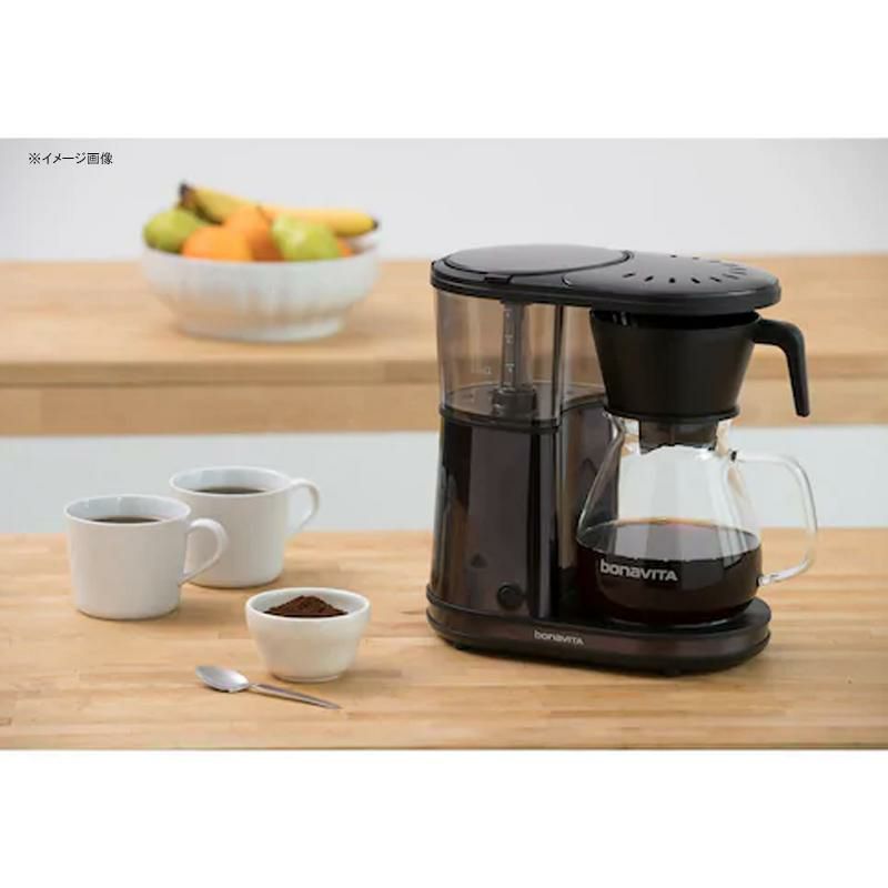 コーヒーメーカーガラスカラフェ８カップワンタッチブラックステンレスボナビータKohl's限定Kohl'sBonavita8-CupOne-TouchBlackStainlessSteelCoffeeMaker家電