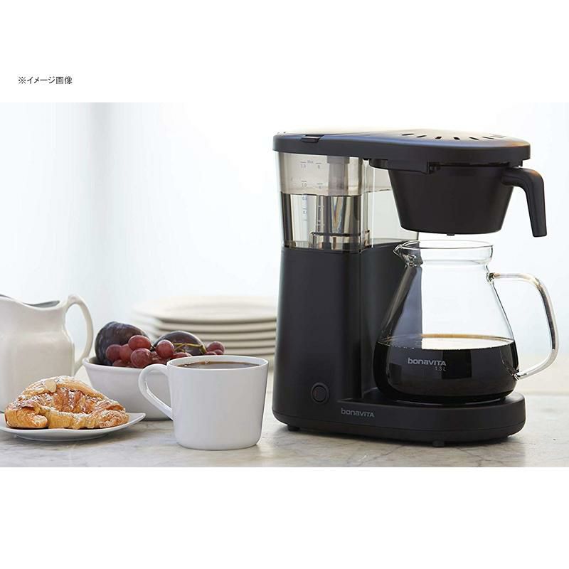 コーヒーメーカーガラスカラフェ８カップワンタッチブラックボナビータBonavitaBV1901PWMetropolitanOne-TouchCoffeeBrewer家電