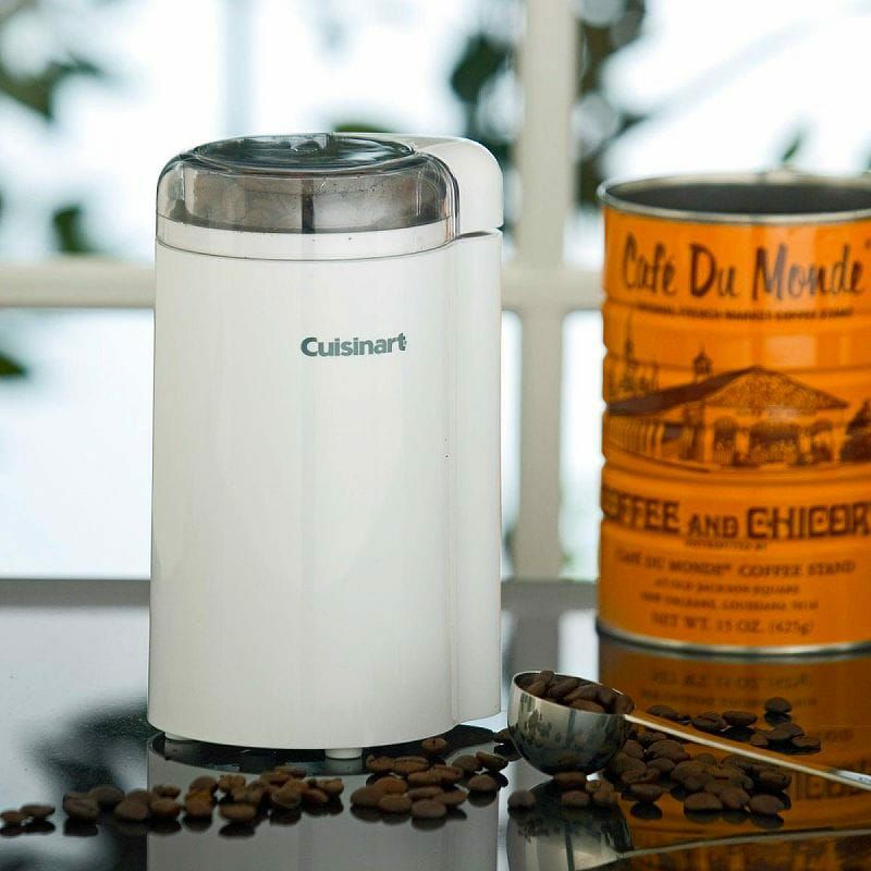 【送料無料】クイジナートコーヒーグラインダー(ミル)ホワイトCuisinartCoffeeGrinder-WhiteDCG-20N豆挽き、電動コーヒーミル、プロペラ式