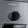 デロンギ電動コーヒーグリンダー豆挽きDeLonghiStainlessSteelBurrCoffeeGrinderwithGrindSelectorandQuantityControl家電