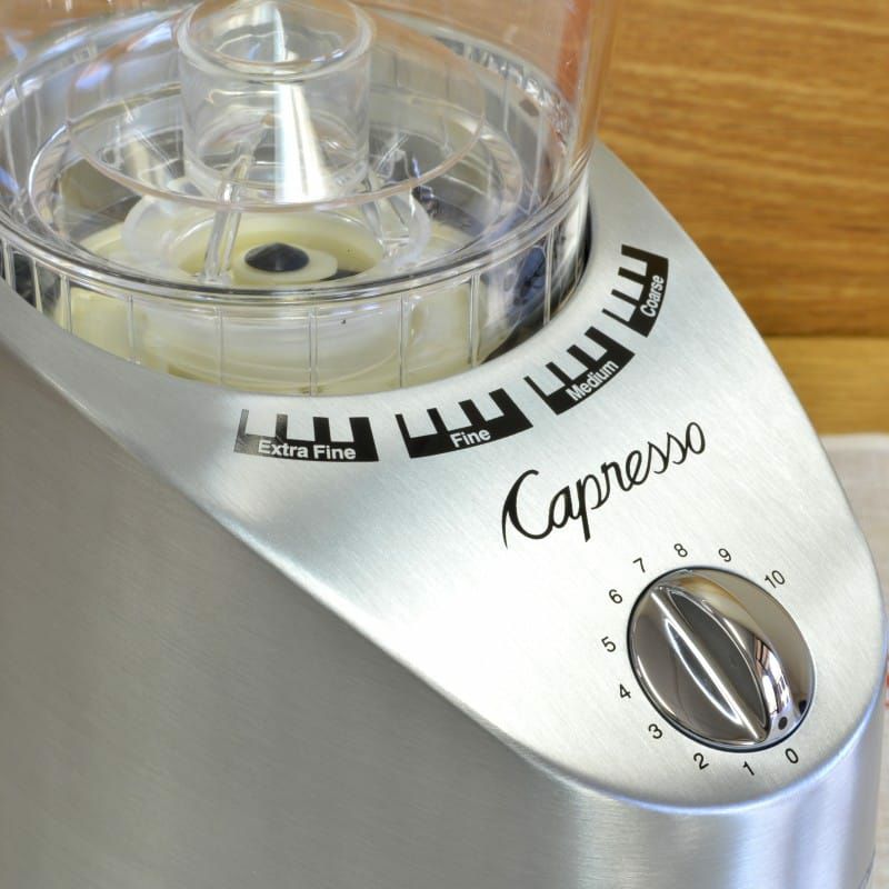 カプレッソインフィニティコーヒーグラインダーコーヒーミルステンレスCapresso565InfinityBurrGrinder,StainlessSteel豆挽き、電動コーヒーミル【RCP】