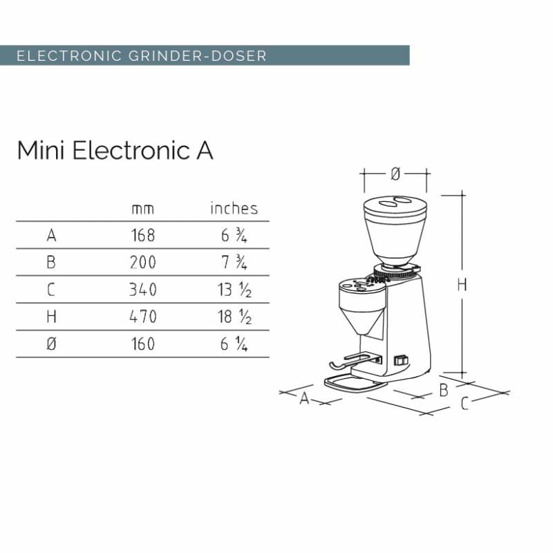 マッツァーエスプレッソグラインダーミニAコーヒーミル豆挽きMAZZERElectronicGrinderMiniElectronicA【日本語説明書付】