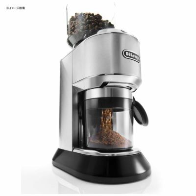 デロンギ 電動ミル 豆挽き コーヒーグラインダー ポルタフィルター付 ステンレス DeLonghi America KG521 Dedica Conical Burr Grinder with Porta Filter Attachment 家電