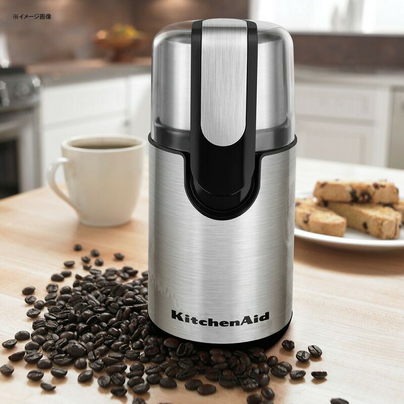 電動コーヒー豆挽きグラインダーミル羽根式プロペラ式キッチンエイドKitchenAidBCG111OBBladeCoffeeGrinder家電