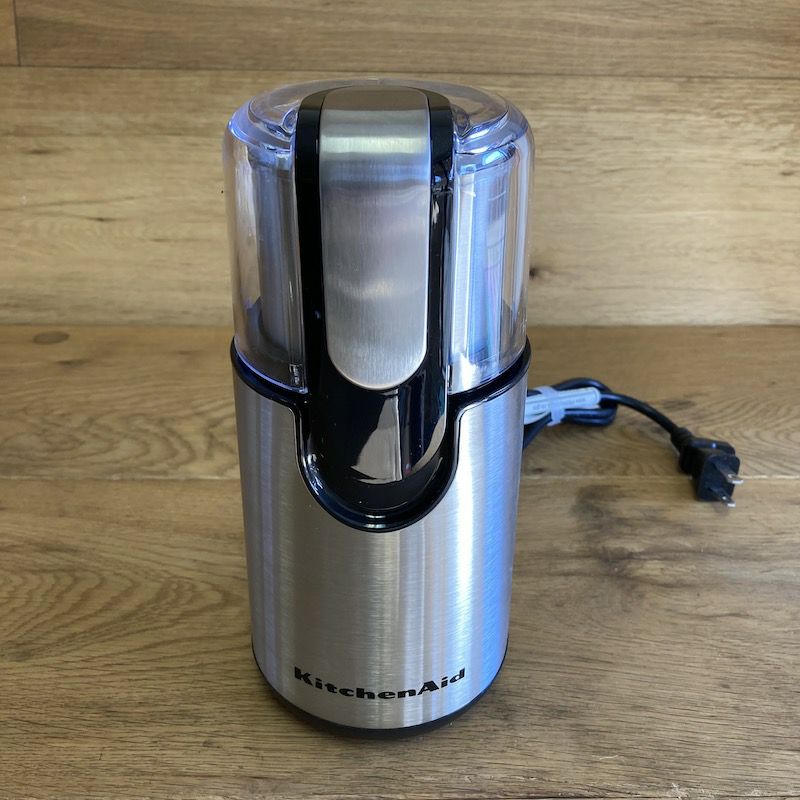 電動コーヒー豆挽きグラインダーミル羽根式プロペラ式キッチンエイドKitchenAidBCG111OBBladeCoffeeGrinder家電